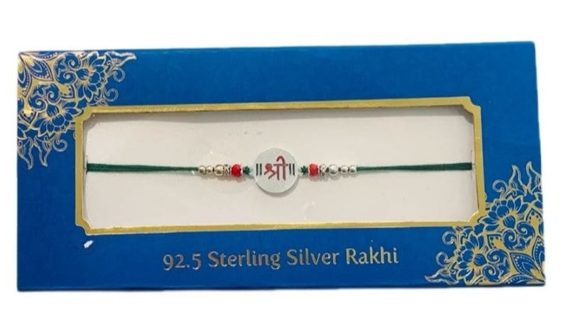 BANDHAN 925 SILVER RAKHI KHUSHBOO JEWELES - Image 1