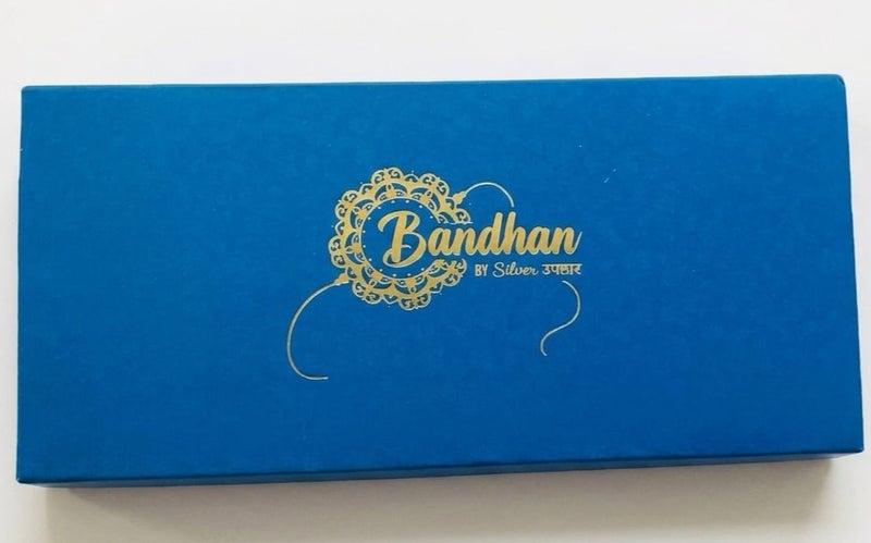 BANDHAN 925 SILVER RAKHI KHUSHBOO JEWELES - Image 2