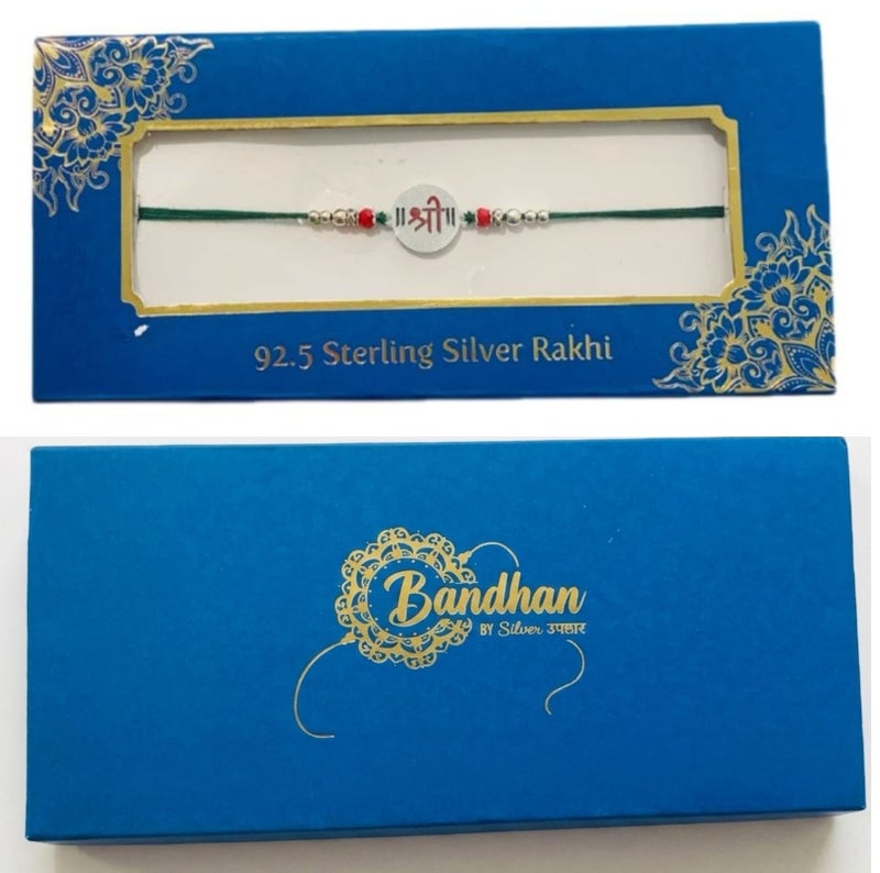 BANDHAN 925 SILVER RAKHI KHUSHBOO JEWELES - Image 3