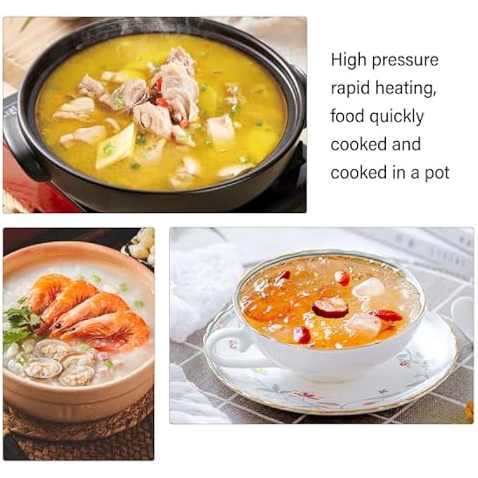 Jiawu Stainless Steel Pressure Cooker NonSlip Handle 3L Stainless Steel Pressure Cooker Multifunctional For Kitchen - Image 5