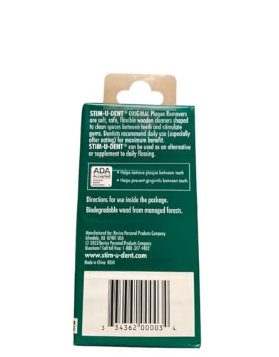 Stim-U-Dent Special Pack of 5 STIMUDENTS Mint Flav 9245 100 per Pack - Image 5