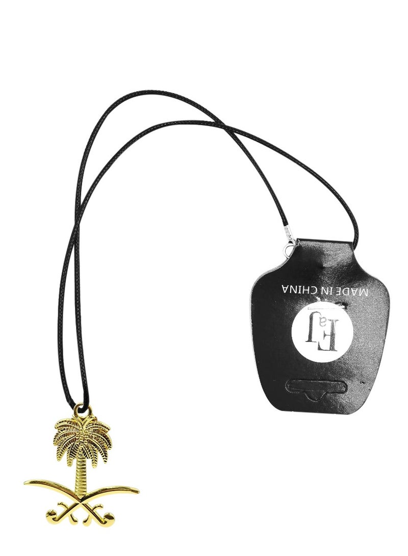 FAJ Saudi Arabia Emblem Keychain Car Emblem Car Mirror Hanging Pendant Metal Mini Car Decoration Chain 1 Pcs - Image 3