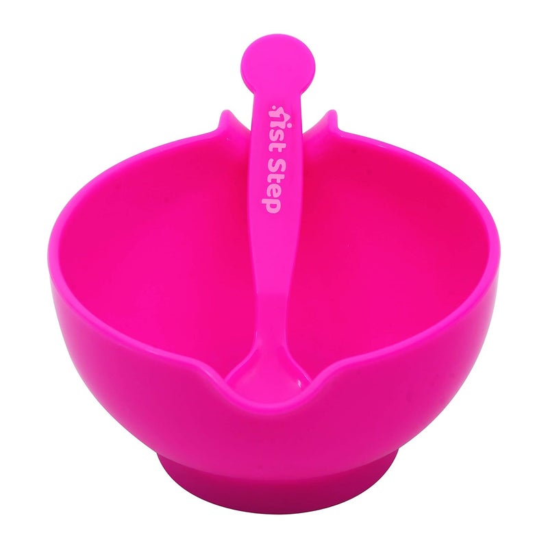 1st Step Portable Grinding Feeding Masher/Serving Bowl for Baby Food Preparation with Spoon - Image 2