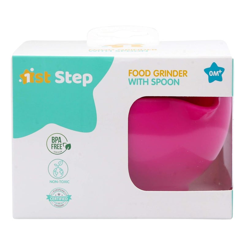 1st Step Portable Grinding Feeding Masher/Serving Bowl for Baby Food Preparation with Spoon - Image 5