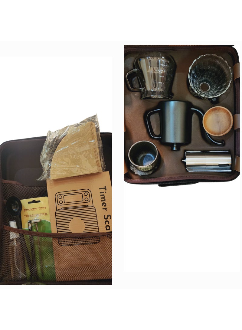 V60 Set 13 Piece Coffee Drip Set With Tool Case  - Image 3