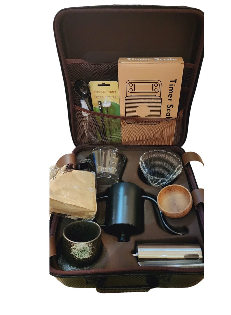 V60 Set 13 Piece Coffee Drip Set With Tool Case  - Image 2