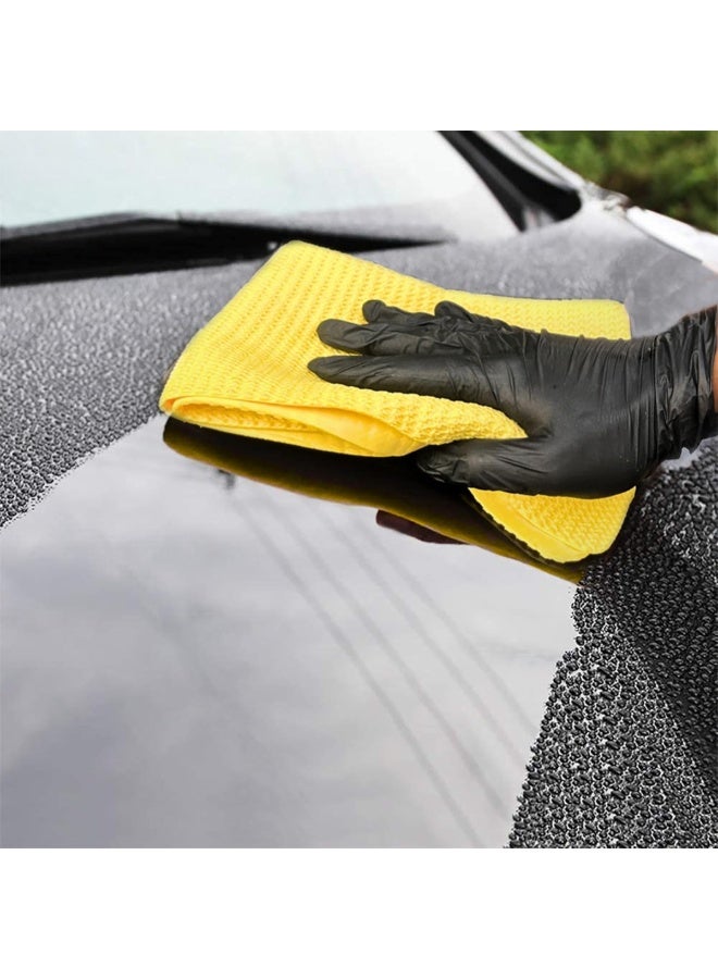 Sword Pro PVA Concave Convex Sword Pro 6D No Resistance Cleaning Chamois Cleaning Cloth for Car, Home & Glass (64X43cm) – High Absorbency, Lint-Free, Soft & Scratch-Safe Towel for Fast Drying of Vehicle Body, Windows, Mirrors, Furniture & Kitchen Surfaces – Reusable 3D Waffle Design (2 PC) - Image 3