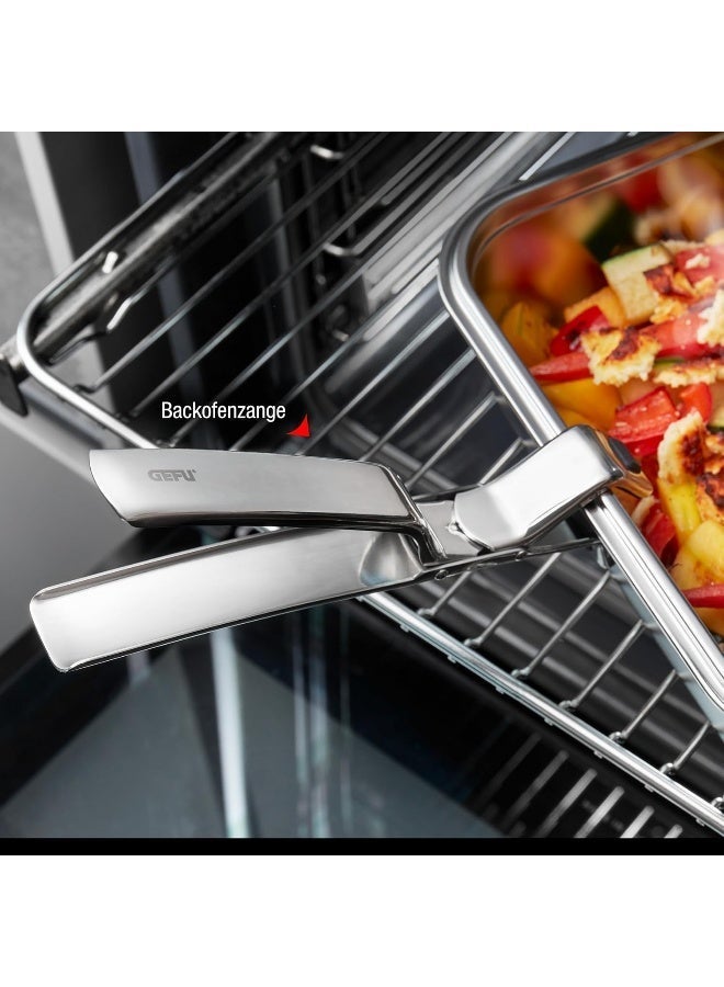 GEFU FIXIT 15610 Oven Tongs - Tongs for Pizza Tray, Baking Tray, Casserole Dishes, Non-Slip Gripper, Protects Against Burns - Image 2