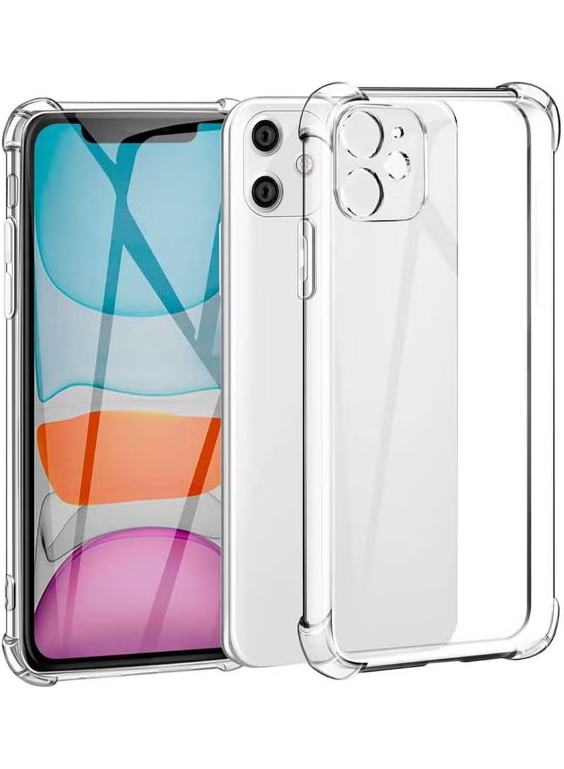 جراب شفاف لهاتف ايفون 12 – حماية ضد الصدمات وخفيف - Image 1