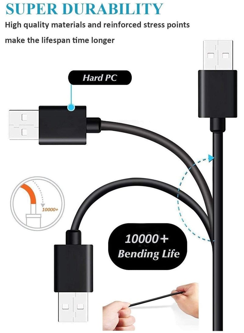 كابل شحن سريع من USB إلى Micro USB بطول متر واحد - سلك متين لهواتف Android والأجهزة اللوحية وأجهزة الشحن المحمولة وغيرها، مع مزامنة بيانات عالية السرعة - Image 2