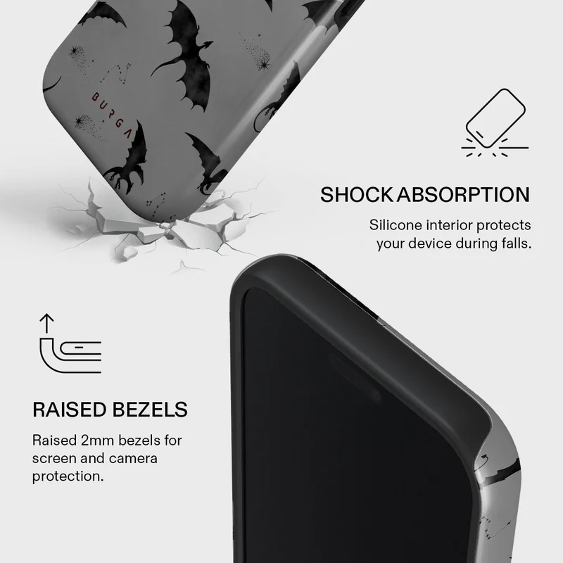Burga iPhone 17 Pro Draco Burga iPhone 17 Pro Draco Premium Case Compatible with Hybrid Dual-Layer Hard Shell + Silicone Protection - Scratch-Resistant Shockproof Mobile Cover  | Best Price UAE