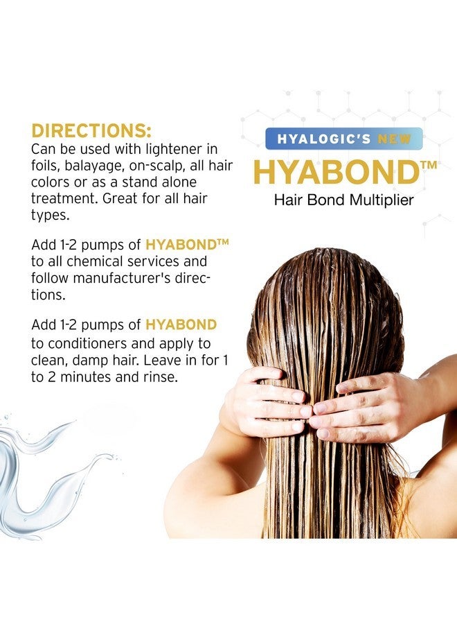 هالوجيك علاج ربط الشعر هيالوجيك هيابوند مع حمض الهيالورونيك (HA) وتيرابوند وبرو فيتامين B5 1 أونصة - جودة المنتجع الصحي لإصلاح أطراف الشعر المتقصفة واللون والتبييض والحرارة والشعر التالف الكيميائي - Image 2