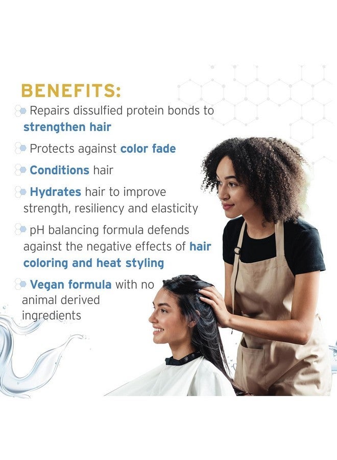 هالوجيك علاج ربط الشعر هيالوجيك هيابوند مع حمض الهيالورونيك (HA) وتيرابوند وبرو فيتامين B5 1 أونصة - جودة المنتجع الصحي لإصلاح أطراف الشعر المتقصفة واللون والتبييض والحرارة والشعر التالف الكيميائي - Image 3