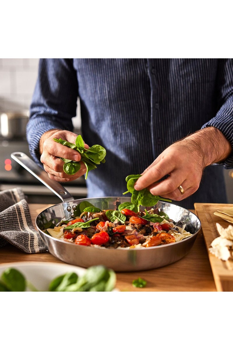 Frying pan, stainless steel, 28 cm - Image 4