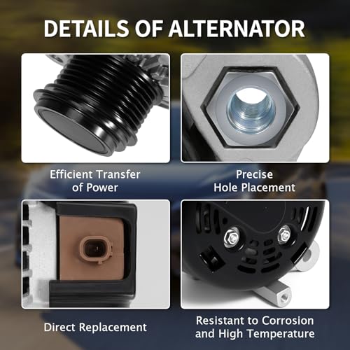 Lazenta 104211-3910 High Output Alternator 135A 12V Compatible with Honda Civic 2016 2017 2018 2019 2020 2021 2022 L4 2.0L,Replacement 31100-5BA-A01RM - Image 3