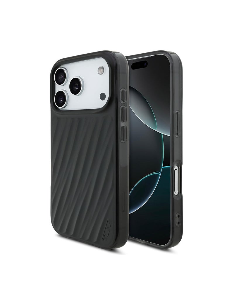 CG MOBILE CG موبايل تومي [مرخص رسميًا]، جراب/غطاء واقي مصمم لهاتف iPhone 17 Pro Max | متوافق مع Mag-Safe | جراب شفاف من Pc/TPU بزاوية 19 درجة - أسود مطفي - Image 1