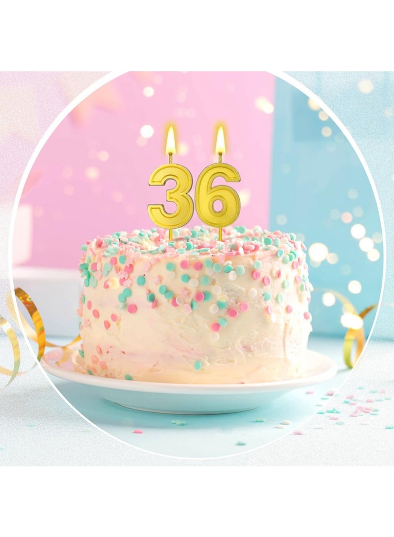 يوجي رقم شموع عيد ميلاد(0-9),الكعكة المعدنية شموع الكعكة,عيد ميلاد سعيد كعكة Topper الهدايا ديكور للنساء الرجال الذهب - Image 5