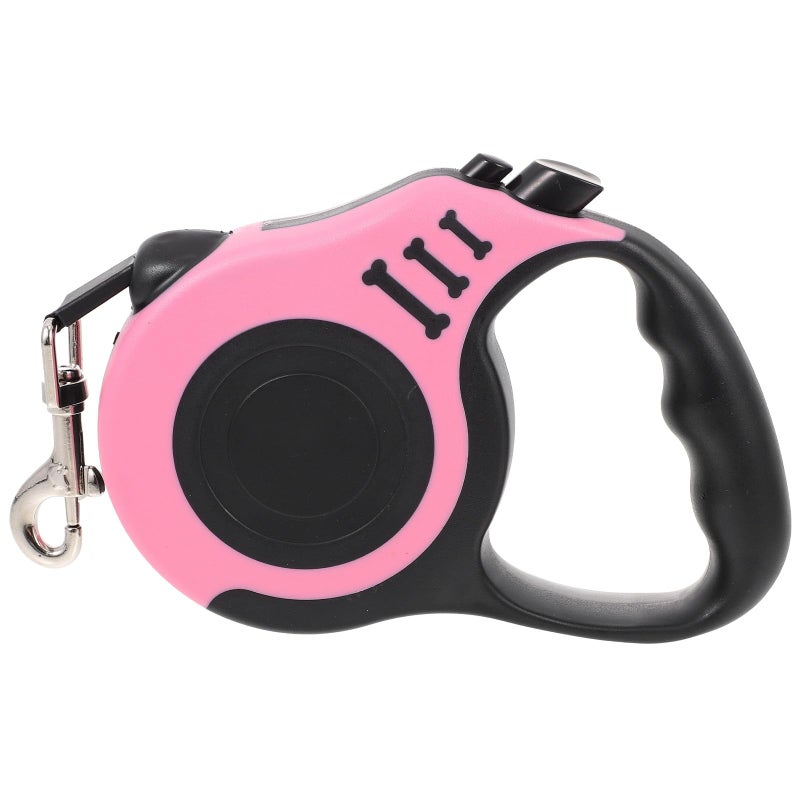 Retractable Dog Leash 3M Pink Tape Automatic Walking Leash For Outdoor Home Use - Image 2