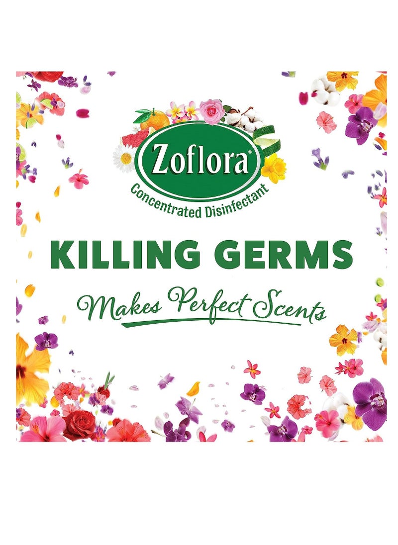 Zoflora - Zoflora-Multi-purpose Concentrated Disinfectant All Surface Cleaner-Floor Cleaner-Effective against bacteria & Viruses-Long Lasting Bluebell Woods Fragrance-Eliminates Odour-All Day Fresh-500ml - Image 1