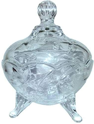 AG E-Com AG E-Com cerealbowl Crystal Glass Candy Lotus Shape jar Serving Bowl 