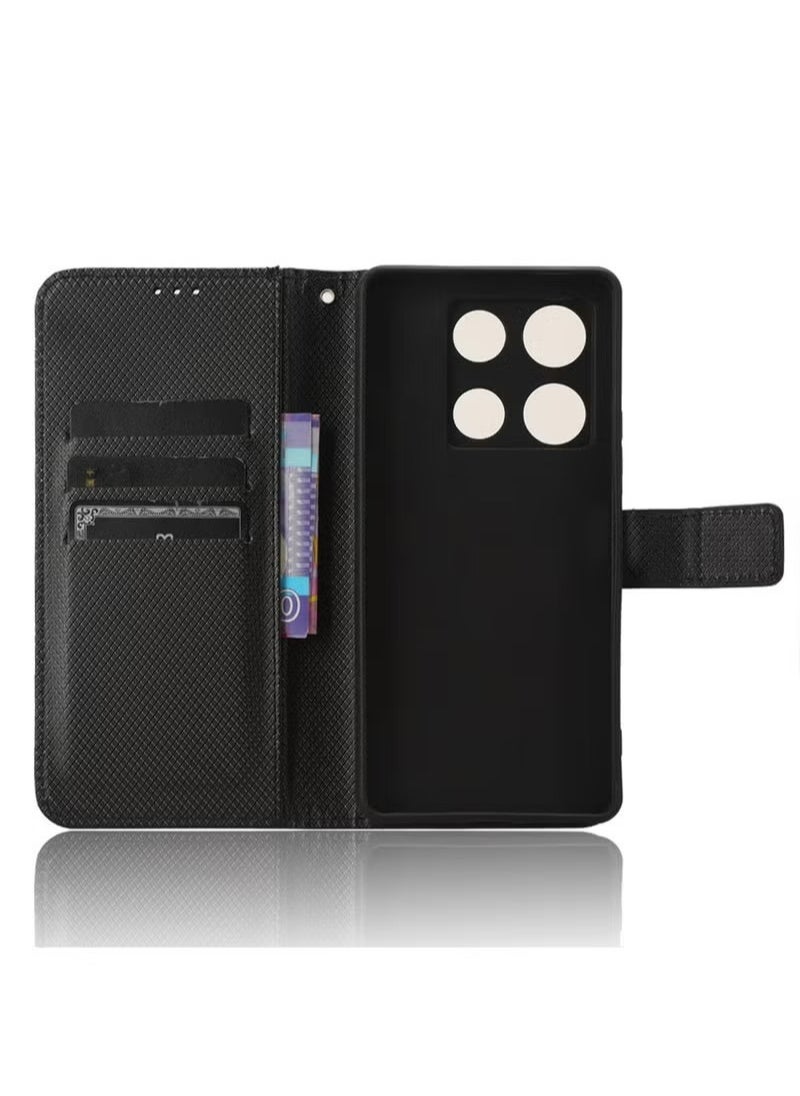 X-level Infinix Note 30 Pro 4G/X678B Phone Case Cover with Full Body Camera Len Protector PU Leather Wallet Card Holder Shockproof Protective Back Cover with Release Hand Phone Holder Daily Video Kickstand  - Image 5