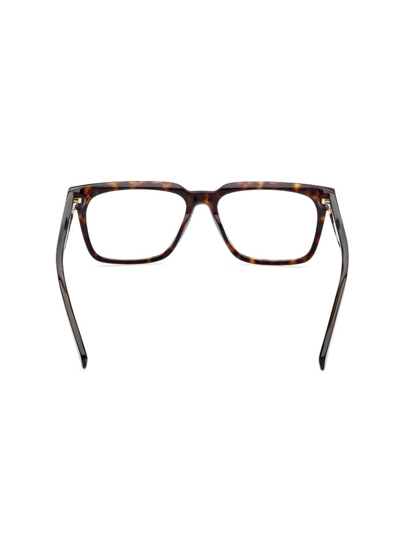 GUESS Men's Rectangular Shape Eyeglass Frames - GU5005905253 - Lens Size: 53 Mm - Dark Havana - Image 4