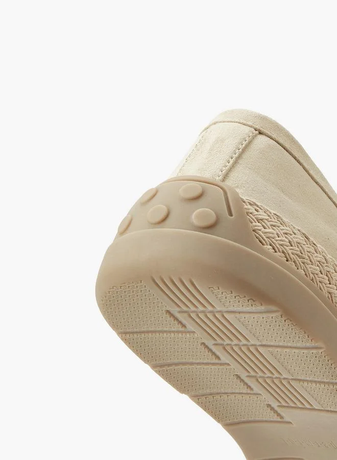 Peppermint BEIGE Men Textured Espadrilles Loafers for Men | Best Price UAE