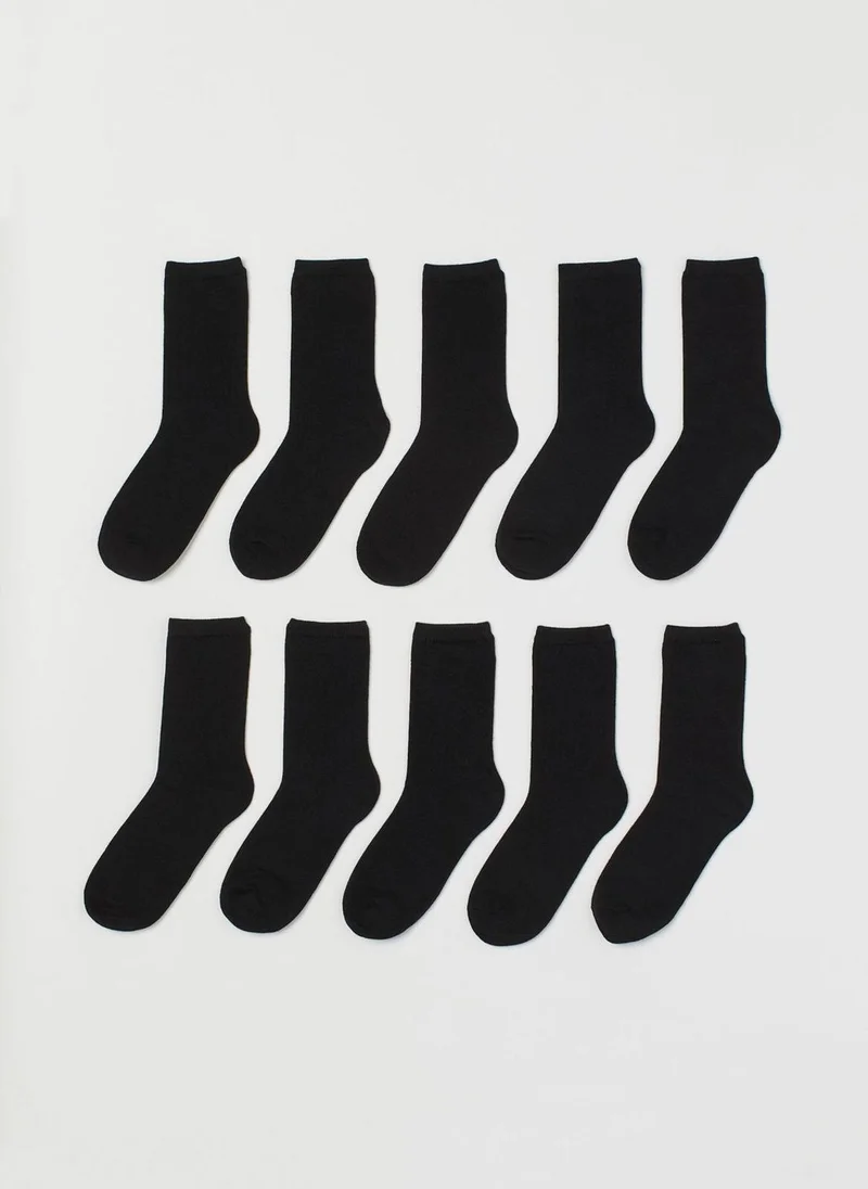 H&M 10 Pack Crew Socks