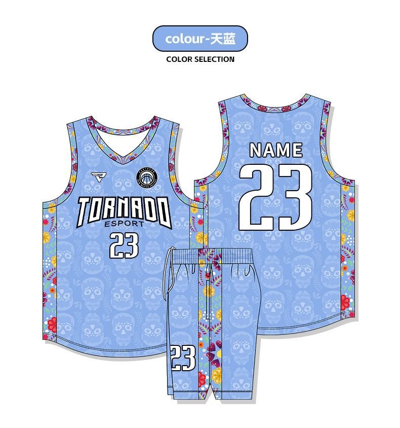 New American Basketball Uniform Set For Men And Women, Adult Village Ba Game Training Uniform, Vest, Basketball Team Quick-Drying Jersey - Image 1