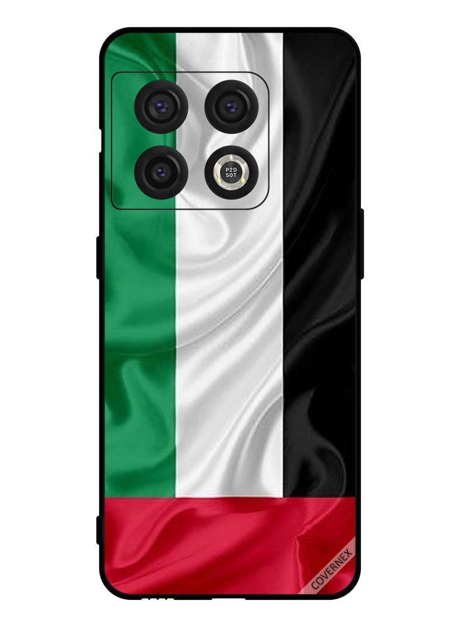 Covernex Protective Case Cover For OnePlus 10 Pro UAE Flag Cloth - Image 1