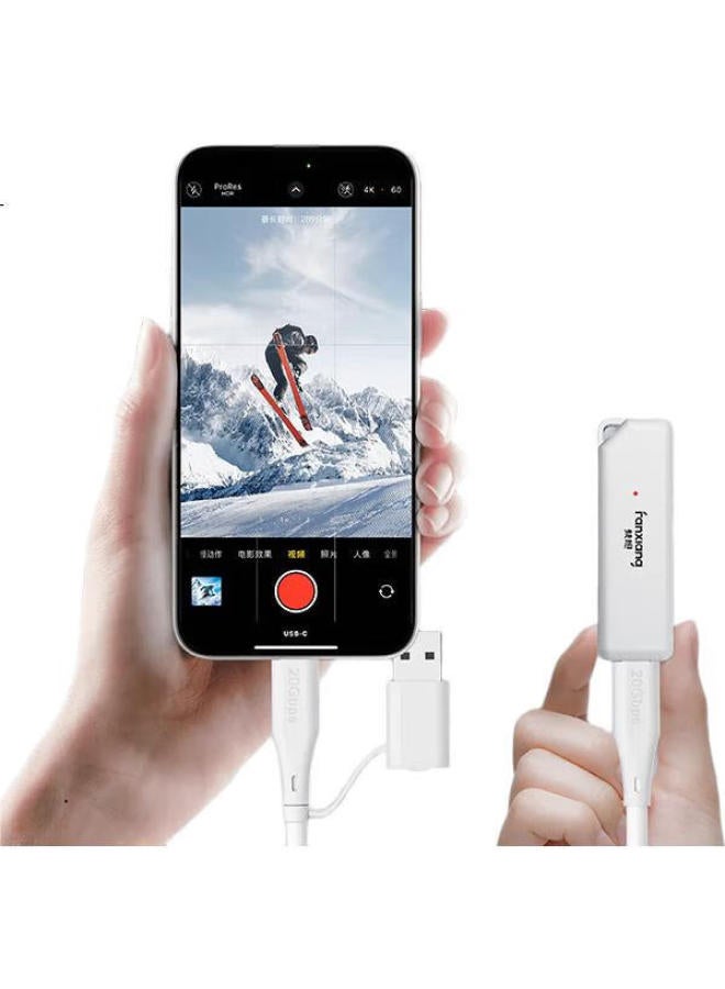 fanxiang Fanxiang 500Gb Portable Solid State Drive (Pssd), Type-C Usb3.2 High-Speed Transfer 2050Mb/S, Direct Phone Connection, Laptop External Hard Drive, Ps2300 - Image 1