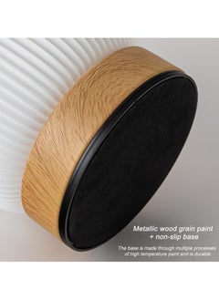 CMGTYYD Led Night Light Wood Grain Touch Night Light Bedside Table Lamp Bedroom Bedside Lamp Kids Night Light with Color Changing Touch Senor Remote Control USB Rechargeable Portable Night Light  - Image 4