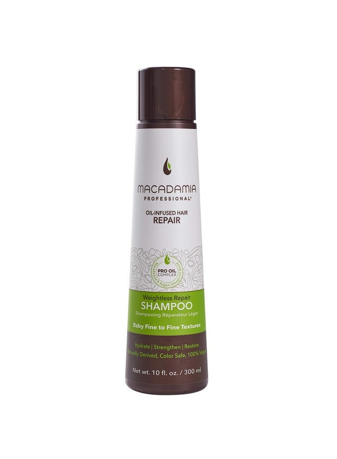 Macadamia Professional Hair Care Sulfate Paraben Repair Hair Shampoo Sheer Pecan 10 Fl Oz - Image 2