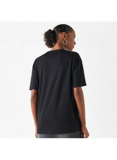 2Xtremz 2Xtremz Embellished Round Neck T-shirt with Short Sleeves  - Image 2