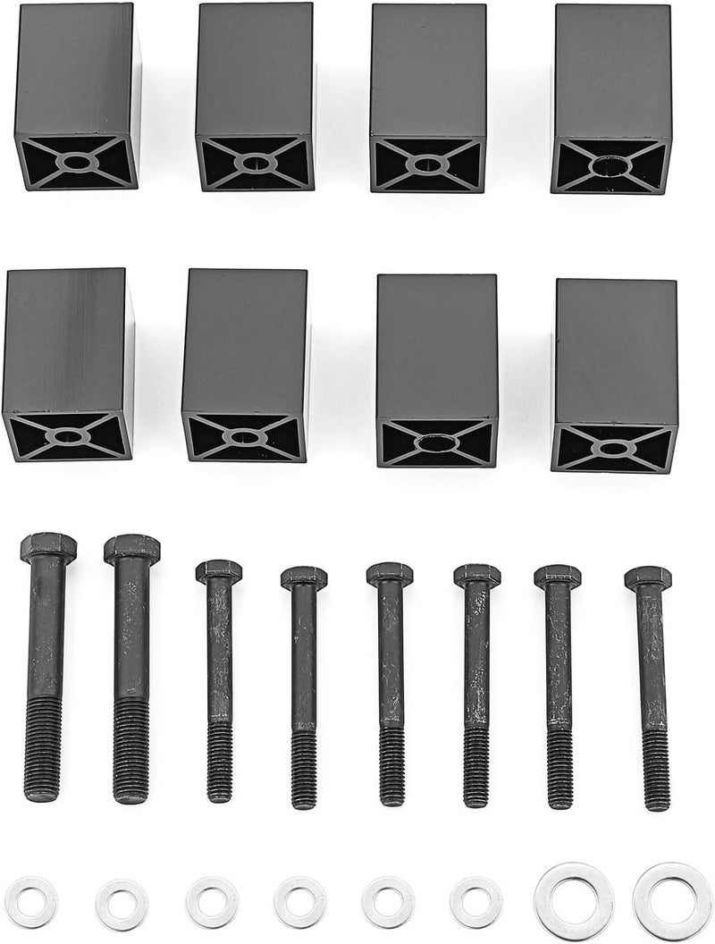 WSays Front Seat 2'' Riser Lift Kit Compatible with Jeep Wrangler TJ 1997-2006 - Image 1