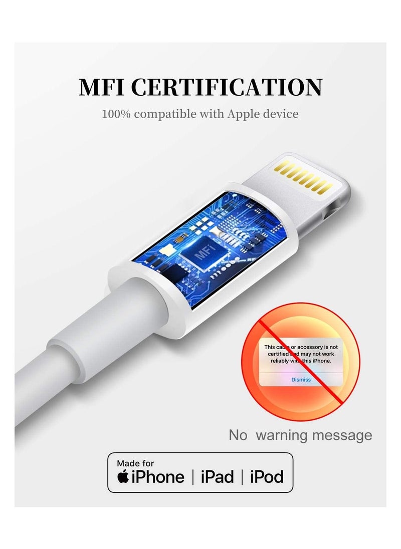 Generic Apple iPhone Charger Cable, 4 Pack Original Lightning to USB Cables Apple MFI Certified 3 Ft, Fast iPhone Charging Cord for iPhone 11/11Pro/11Max  - Image 3