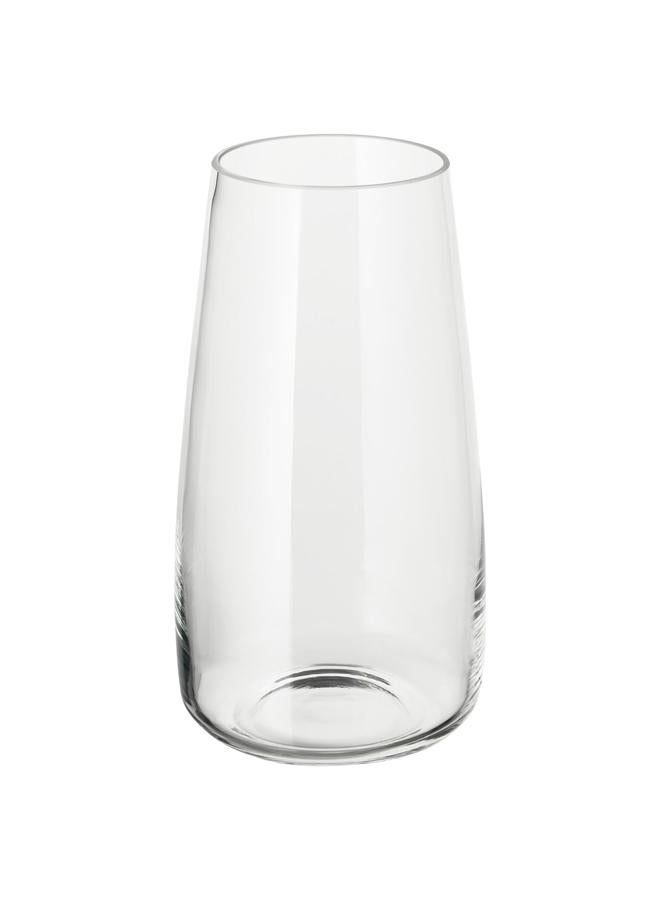 Zaboon Vase, Clear Glass, 30 Cm - Image 1