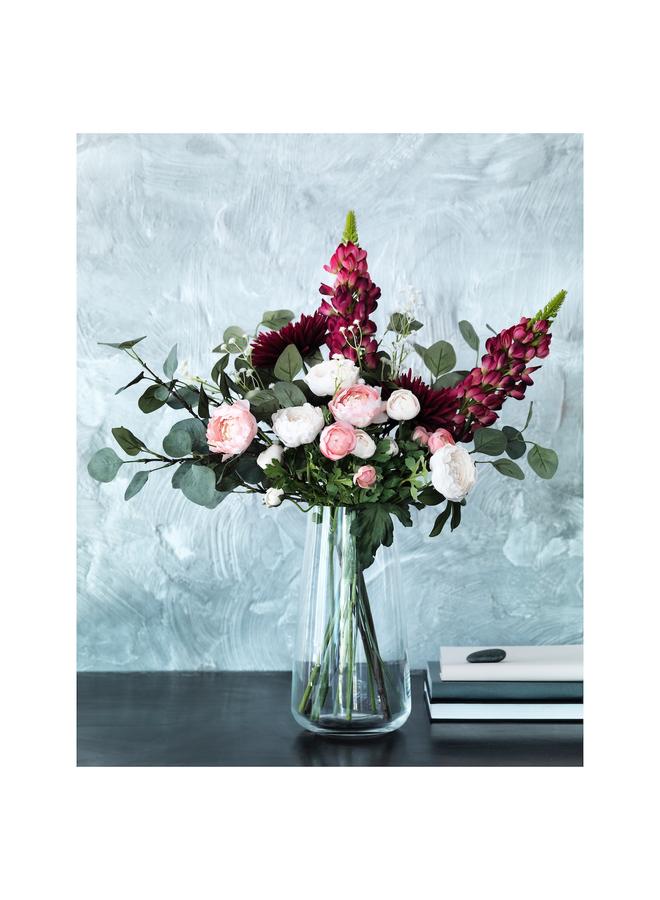 Zaboon Vase, Clear Glass, 30 Cm - Image 3