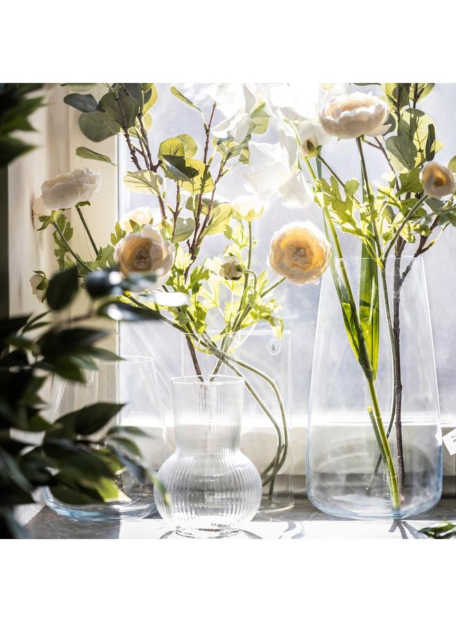 Zaboon Vase, Clear Glass, 30 Cm - Image 5