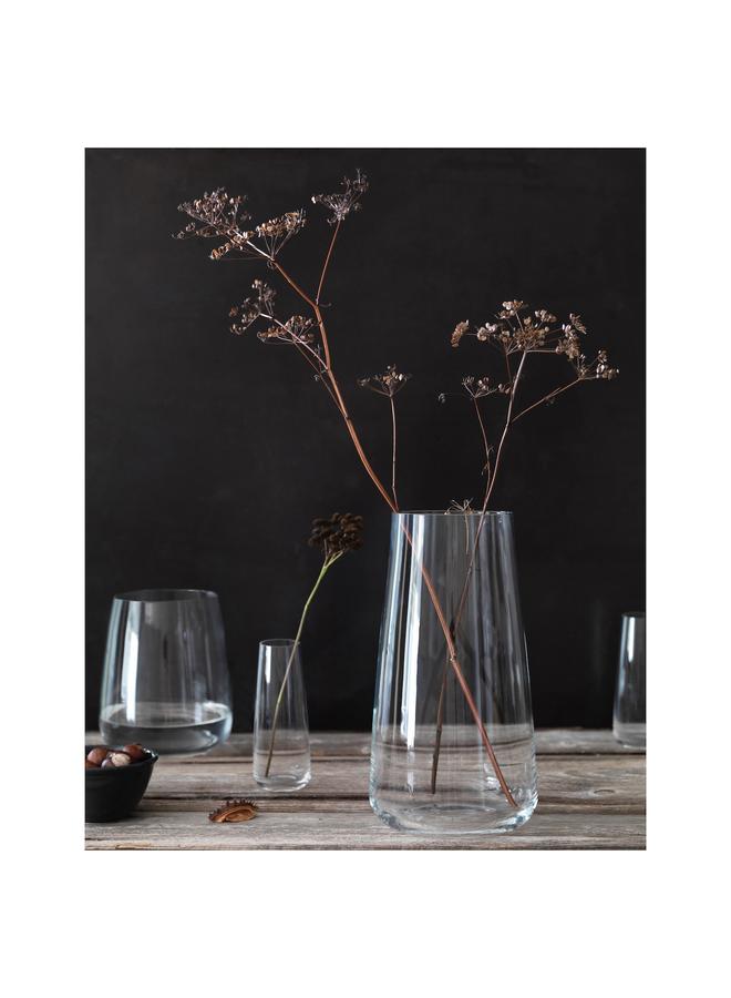 Zaboon Vase, Clear Glass, 30 Cm - Image 2