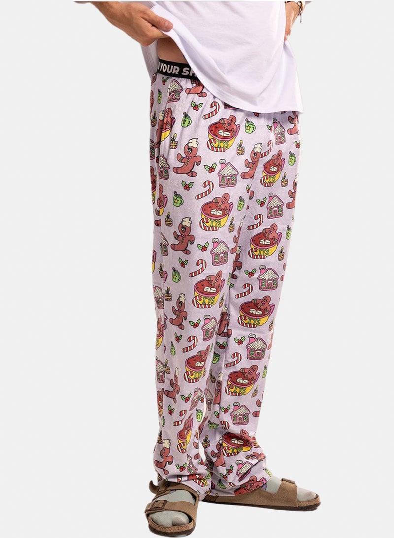 In Your Shoe Snowy Day Fluffy Pyjama Pants - Image 4