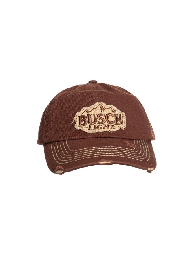 Calhoun Busch Light Distressed Vintage-Style Worn Cotton Baseball Hat - Image 2