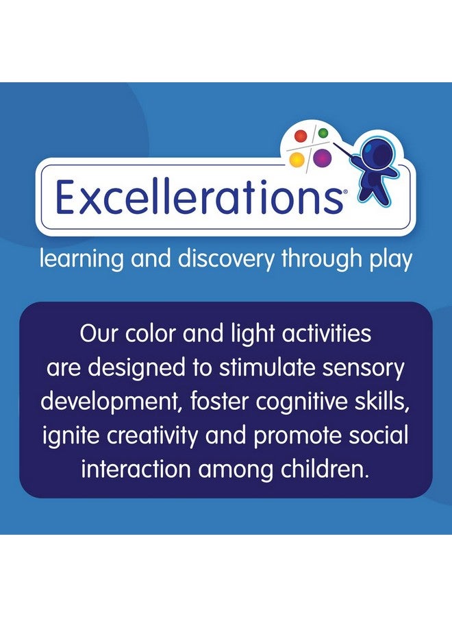 Excellerations STEM Translucent Light Blocks - Set of 100 in a Bin, STEM Toys for Boys and Girls, Kids Toys, Educational Toy, Classroom or Home School - Image 2
