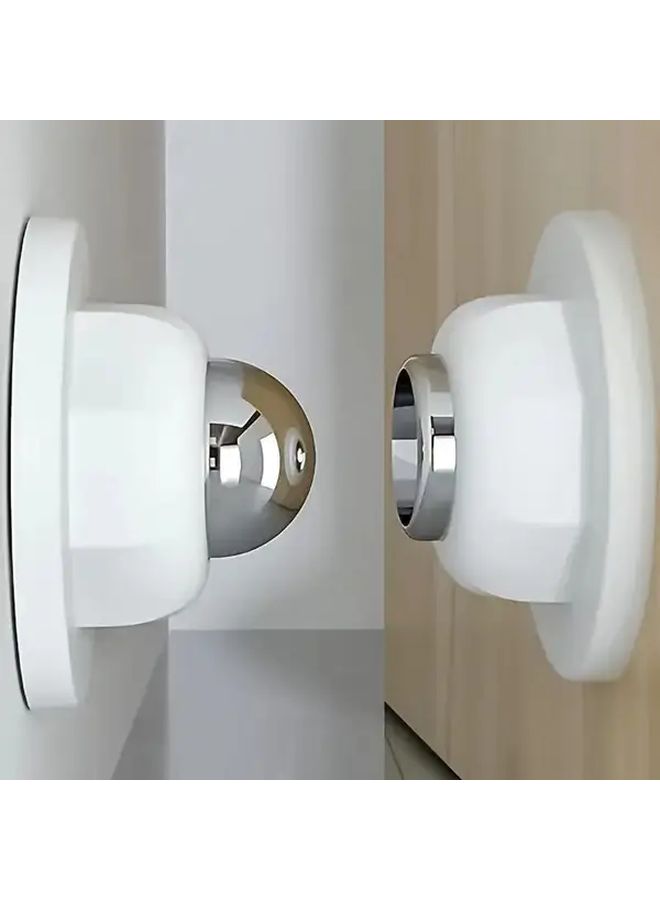 Magnetic Door Stopper Random Color Heavy Duty No Drill Strong Hold Floor Wall Mount - Image 2