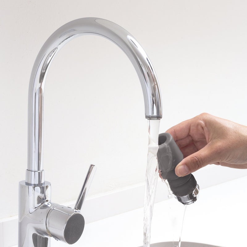 Rayen 0830.03 Directable Tab Water Filter, Splash Free, Adjustable, 5 Filters, 10.3x1.6x18cm, Grey (Made in Spain) - Image 5