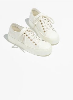 Generic Sneakers Printed Lambskin White  - Image 4