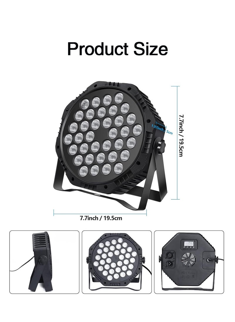 LEOKOR Stage Lights Corded RGB 36 LED Sound Activated Laser Light DJ Uplighting Projector with Remote Control, Suitable for Events Wedding Party  - Image 4