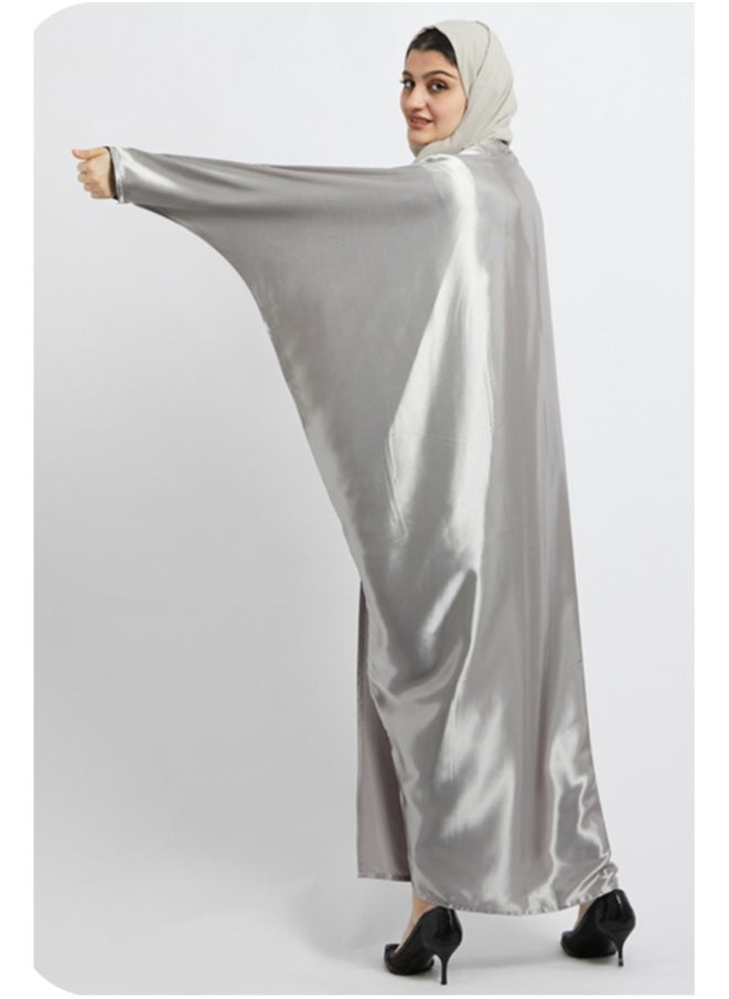 Evva Evva Luxury Saudi Abaya for Women – Elegant Open Front Modest Wear in Premium Fabric – Ideal for Ramadan, Eid, and Everyday Elegance  - Image 1