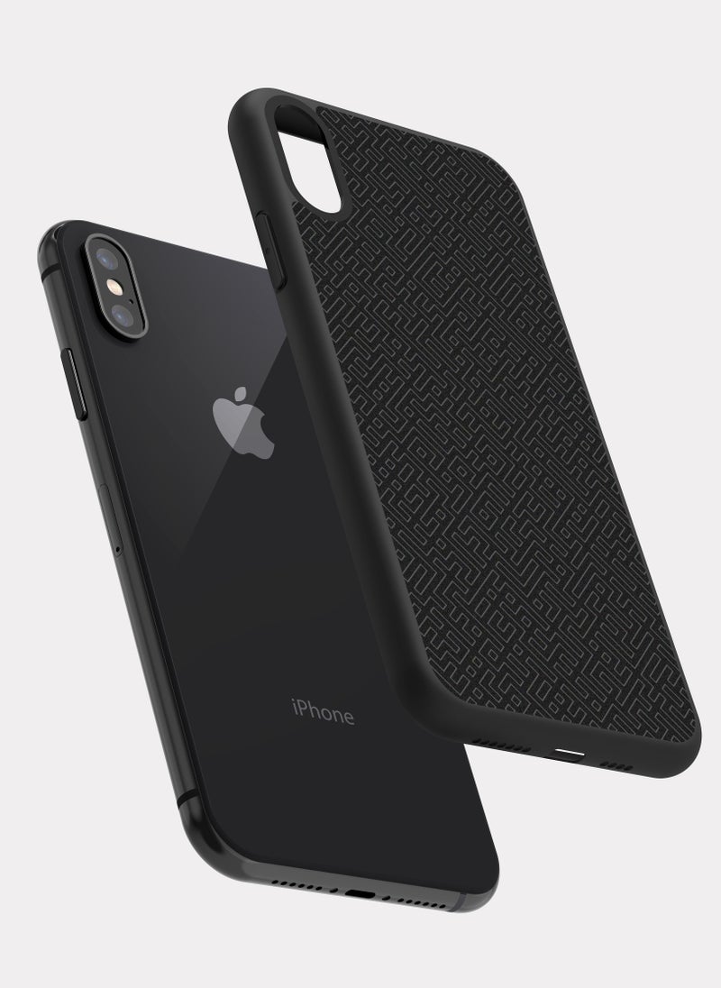 PXLAAT iPhone X case cover Black Pattern - Image 2