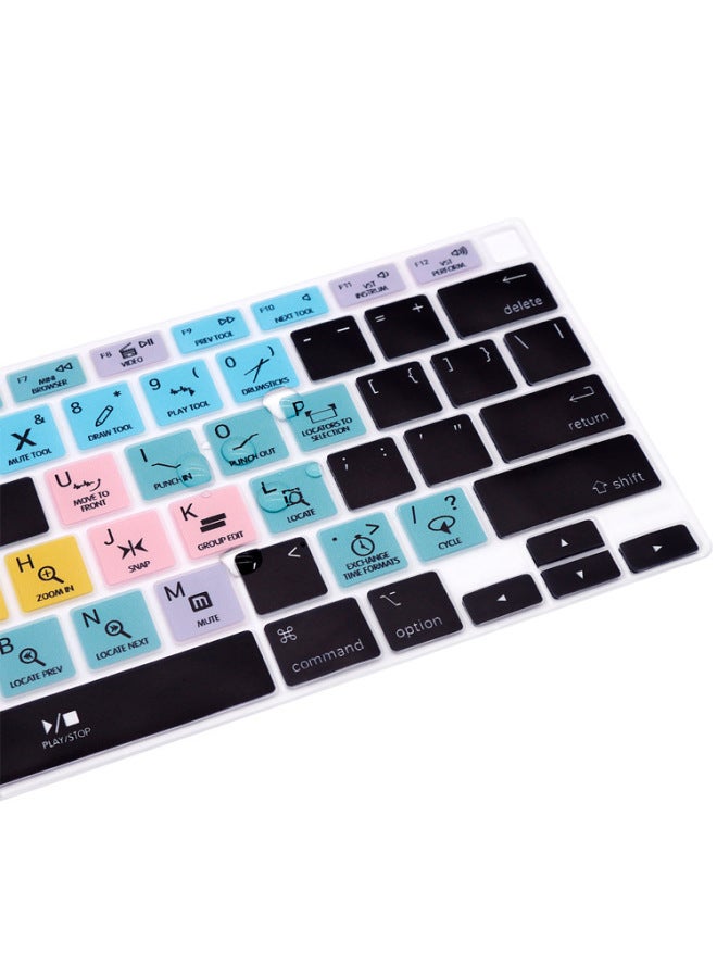 For Macbook Apple Notebook Keyboard Film 13air Foreign Language Function Shortcut Key Computer Protection Film-Color:WK-050(FL STUDIO)-Dimensions:US 20 13air(A2179/A2337) - Image 4